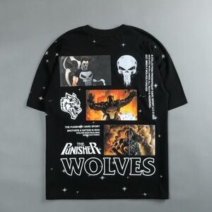 Darc Sport x The Punisher -EXPLOTATION "PREMIUM" OVERSIZED TEE Size Medium